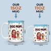 Custom Mug - Personalized Christmas Birthday Gifts For Dog Lovers, Dog Dad And Mom - Proud Dog Mom Energy Custom Mug - Personalized Christmas Birthday Gifts For Dog Lovers, Dog Dad And Mom - Proud Dog Mom Energy