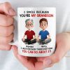 Custom Mug - Personalized Christmas Birthday Gifts For Grandpa, Grandma, Grandson, Granddaughter - Generations Of Warmth Custom Mug - Personalized Christmas Birthday Gifts For Grandpa, Grandma, Grandson, Granddaughter - Generations Of Warmth