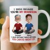 Custom Mug - Personalized Christmas Birthday Gifts For Grandpa, Grandma, Grandson, Granddaughter - Generations Of Warmth Custom Mug - Personalized Christmas Birthday Gifts For Grandpa, Grandma, Grandson, Granddaughter - Generations Of Warmth