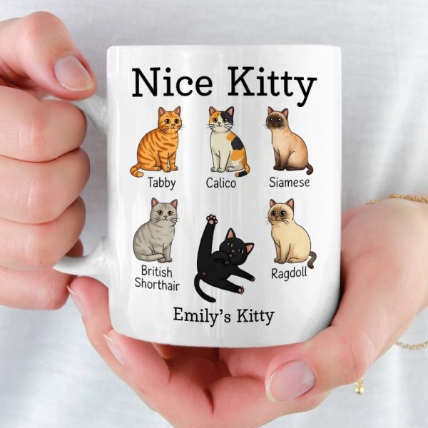 Custom Mug - Personalized Christmas Birthday Gifts For Wife, Coworkers, Friends - Purrfection Comes In Many Forms Custom Mug - Personalized Christmas Birthday Gifts For Wife, Coworkers, Friends - Purrfection Comes In Many Forms