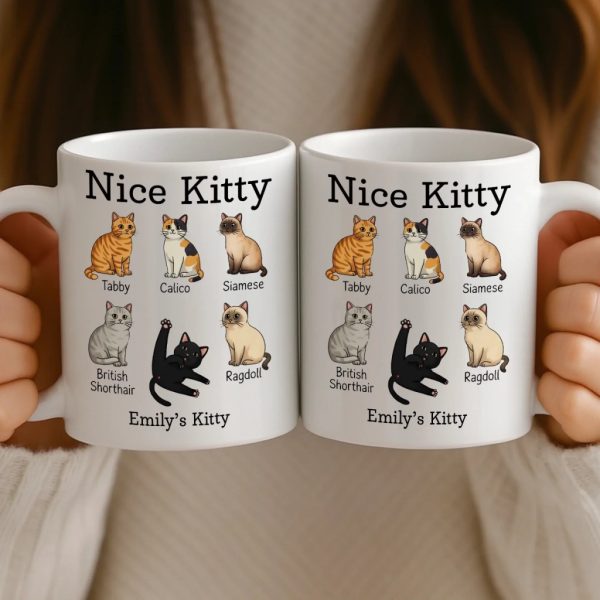Custom Mug - Personalized Christmas Birthday Gifts For Wife, Coworkers, Friends - Purrfection Comes In Many Forms Custom Mug - Personalized Christmas Birthday Gifts For Wife, Coworkers, Friends - Purrfection Comes In Many Forms