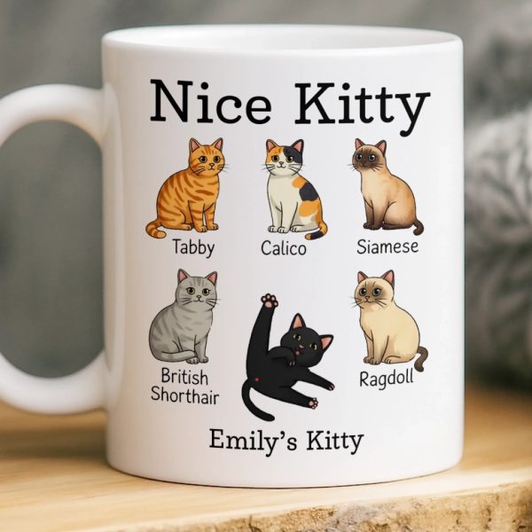 Custom Mug - Personalized Christmas Birthday Gifts For Wife, Coworkers, Friends - Purrfection Comes In Many Forms Custom Mug - Personalized Christmas Birthday Gifts For Wife, Coworkers, Friends - Purrfection Comes In Many Forms