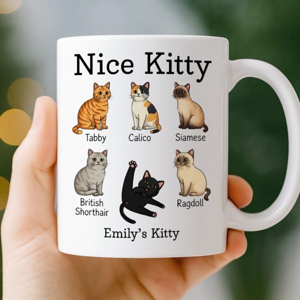 Custom Mug - Personalized Christmas Birthday Gifts For Wife, Coworkers, Friends - Purrfection Comes In Many Forms Custom Mug - Personalized Christmas Birthday Gifts For Wife, Coworkers, Friends - Purrfection Comes In Many Forms