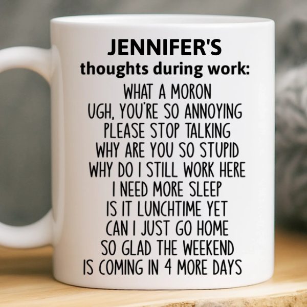 Custom Mug - Personalized Christmas Funny Gifts For Best Friends, Family, Coworker, Work Bestie - Dead Inside, Sparkling Outside Custom Mug - Personalized Christmas Funny Gifts For Best Friends, Family, Coworker, Work Bestie - Dead Inside, Sparkling Outside