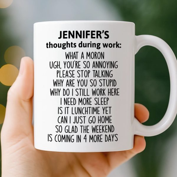 Custom Mug - Personalized Christmas Funny Gifts For Best Friends, Family, Coworker, Work Bestie - Dead Inside, Sparkling Outside Custom Mug - Personalized Christmas Funny Gifts For Best Friends, Family, Coworker, Work Bestie - Dead Inside, Sparkling Outside