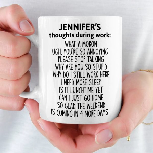 Custom Mug - Personalized Christmas Funny Gifts For Best Friends, Family, Coworker, Work Bestie - Dead Inside, Sparkling Outside Custom Mug - Personalized Christmas Funny Gifts For Best Friends, Family, Coworker, Work Bestie - Dead Inside, Sparkling Outside