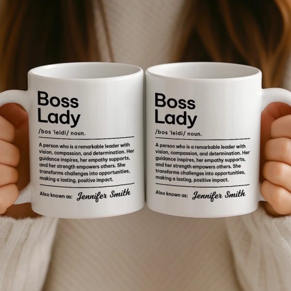 Custom Mug - Personalized Christmas Retirement Gifts For Best Friends, Family, Coworker, Work Bestie - Boss Moves Only Custom Mug - Personalized Christmas Retirement Gifts For Best Friends, Family, Coworker, Work Bestie - Boss Moves Only