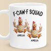 Custom Mug - Personalized Funny Gifts For Best Friends, Coworker, Work Bestie - Feather Gang In Action Custom Mug - Personalized Funny Gifts For Best Friends, Coworker, Work Bestie - Feather Gang In Action