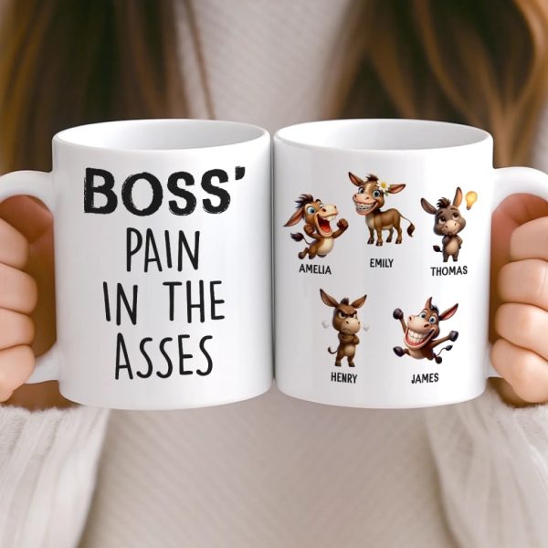Custom Mug - Personalized Funny Gifts For Coworker, Work Bestie - Low Battery Human