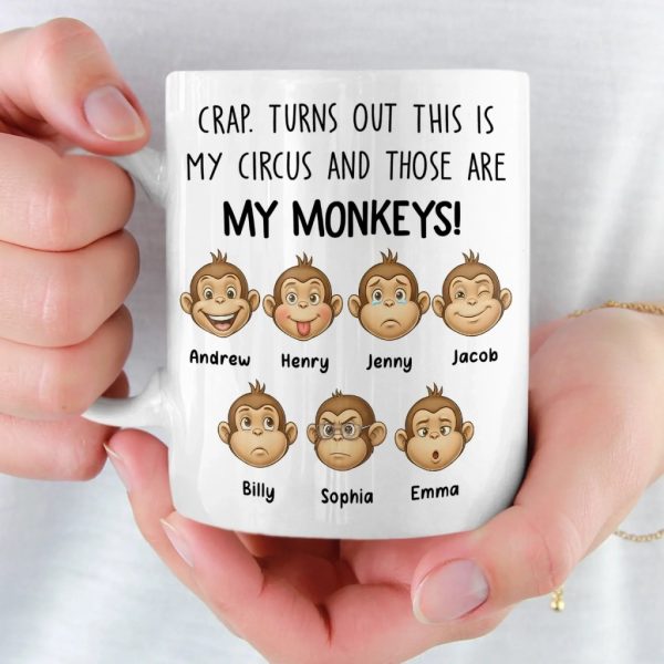 Custom Mug - Personalized Funny Gifts For Coworker, Work Bestie - That Is My Monkey Custom Mug - Personalized Funny Gifts For Coworker, Work Bestie - That Is My Monkey