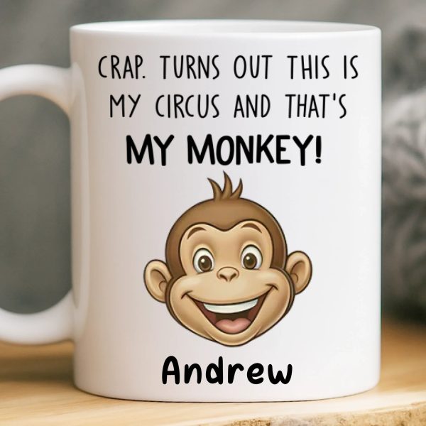 Custom Mug - Personalized Funny Gifts For Coworker, Work Bestie - That Is My Monkey Custom Mug - Personalized Funny Gifts For Coworker, Work Bestie - That Is My Monkey