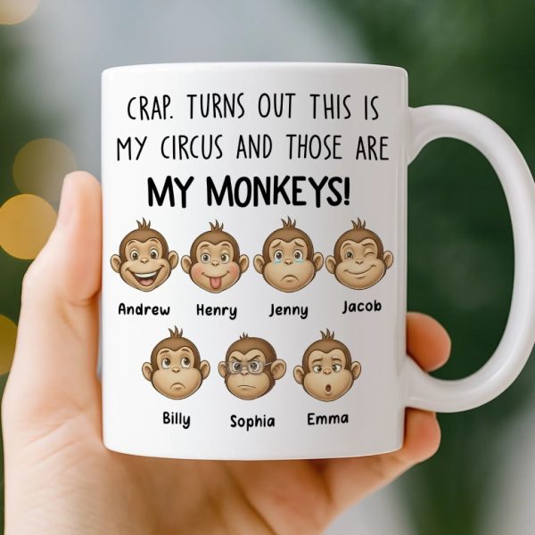 Custom Mug - Personalized Funny Gifts For Coworker, Work Bestie - That Is My Monkey Custom Mug - Personalized Funny Gifts For Coworker, Work Bestie - That Is My Monkey