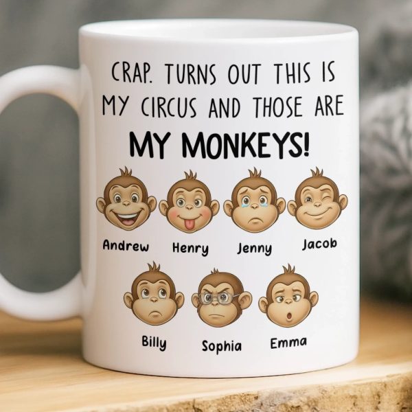 Custom Mug - Personalized Funny Gifts For Coworker, Work Bestie - That Is My Monkey Custom Mug - Personalized Funny Gifts For Coworker, Work Bestie - That Is My Monkey