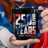 Custom Name 250 Years of American Independence Patriot Black Mug LM32 895149 Custom Name 250 Years of American Independence Patriot Black Mug LM32 895149