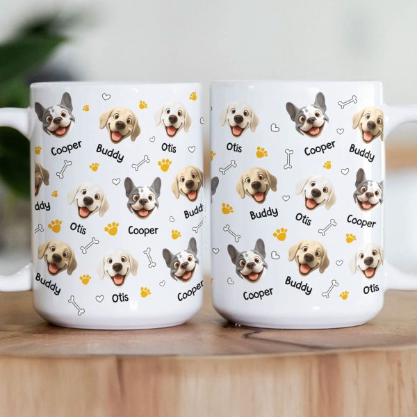 Custom Name Dog Breeds For Dog Mom, Dog Dad, Dog Lovers - Personalized Mug Custom Name Dog Breeds For Dog Mom, Dog Dad, Dog Lovers - Personalized Mug
