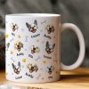 Custom Name Dog Breeds For Dog Mom, Dog Dad, Dog Lovers - Personalized Mug Custom Name Dog Breeds For Dog Mom, Dog Dad, Dog Lovers - Personalized Mug