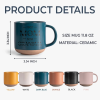 Custom Name First Mom Now Grandma Mother's Day Pottery Mug TH10 892549 Custom Name First Mom Now Grandma Mother's Day Pottery Mug TH10 892549