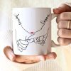 Custom Name Holding Hands Valentine Mug Personalized Gift N304 890137