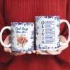 Custom Name Letter God Says I Am Flower Toile De Jouy Style Print Full Mug LM32 895391 Custom Name Letter God Says I Am Flower Toile De Jouy Style Print Full Mug LM32 895391