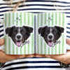 Custom Outline Photo Dog Cat Stripe Colors - Personalized White Edge-to-Edge Mug Custom Outline Photo Dog Cat Stripe Colors - Personalized White Edge-to-Edge Mug