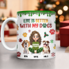 Custom Pet Photo Life Is Better With My Dogs Personalized 3D Inflated Effect Mug CH07 896556 Custom Pet Photo Life Is Better With My Dogs Personalized 3D Inflated Effect Mug CH07 896556