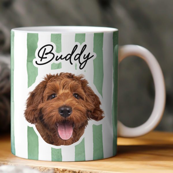 Custom Pet Portrait Mug Dog Lover Cat Lover Gift - Personalized Mug Custom Pet Portrait Mug Dog Lover Cat Lover Gift - Personalized Mug