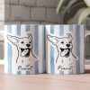 Custom Pet Portrait Mug Dog Mug Cat Mug New Version - Personalized Photo Mug Custom Pet Portrait Mug Dog Mug Cat Mug New Version - Personalized Photo Mug