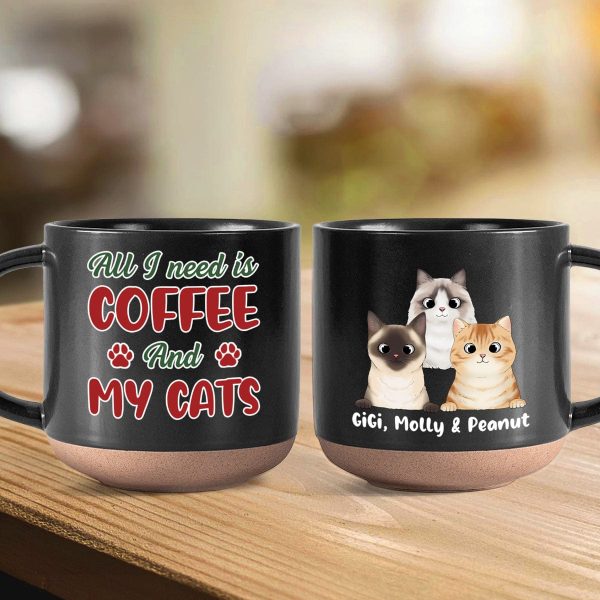 Custom Photo All I Need Is My Cat Pottery Mug TH10 891871 Custom Photo All I Need Is My Cat Pottery Mug TH10 891871