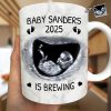 Custom Photo Baby Brewing Expecting Mom Parents - Personalized White Edge-to-Edge Mug Custom Photo Baby Brewing Expecting Mom Parents - Personalized White Edge-to-Edge Mug