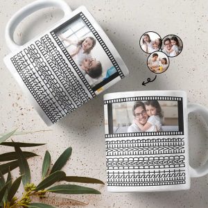 Custom Photo Best Dad Ever Hidden Message - Personalized Mug
