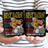 Custom Photo Best Daddy Papa Magazine - Personalized Mug Custom Photo Best Daddy Papa Magazine - Personalized Mug