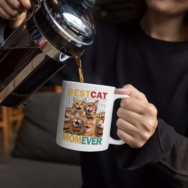 Custom Photo Best Dog Cat Dad Mom Ever - Personalized Mug Custom Photo Best Dog Cat Dad Mom Ever - Personalized Mug