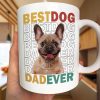 Custom Photo Best Dog Cat Dad Mom Ever - Personalized Mug Custom Photo Best Dog Cat Dad Mom Ever - Personalized Mug