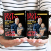 Custom Photo Best Grandpa Papa Magazine - Personalized Mug