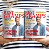 Custom Photo Best Grandpa Papa Magazine - Personalized Mug