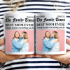 Custom Photo Best Mom Dad Ever Newspaper Theme - Personalized Mug Custom Photo Best Mom Dad Ever Newspaper Theme - Personalized Mug