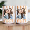 Custom Photo Bestie Mug Stripe Besties Picture - Personalized Photo Mug Custom Photo Bestie Mug Stripe Besties Picture - Personalized Photo Mug