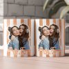 Custom Photo Bestie Mug Stripe Besties Picture - Personalized Photo Mug Custom Photo Bestie Mug Stripe Besties Picture - Personalized Photo Mug
