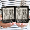 Custom Photo Besties Gray Scale Right In The Throat - Personalized Mug Custom Photo Besties Gray Scale Right In The Throat - Personalized Mug