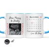 Custom Photo Calendar Can't Wait To Meet You - Gift For Mother, Father - Personalized Accent Mug Custom Photo Calendar Can't Wait To Meet You - Gift For Mother, Father - Personalized Accent Mug