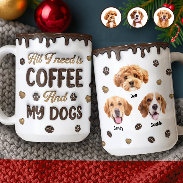 Custom Photo Coffee And Dog - Personalized 3D Inflated Effect Mug LM32 895129 Custom Photo Coffee And Dog - Personalized 3D Inflated Effect Mug LM32 895129