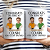 Custom Photo Congrats On Being My Brother You Lucky Man Funny Friend - Personalized Mug