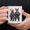 Custom Photo Cool Dog Cat Career Uniforms White Mug For Pet Lovers HA75 891952 Custom Photo Cool Dog Cat Career Uniforms White Mug For Pet Lovers HA75 891952