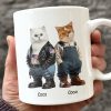 Custom Photo Cool Dog Cat Career Uniforms White Mug For Pet Lovers HA75 891952 Custom Photo Cool Dog Cat Career Uniforms White Mug For Pet Lovers HA75 891952