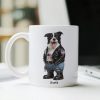 Custom Photo Cool Dog Cat Career Uniforms White Mug For Pet Lovers HA75 891952 Custom Photo Cool Dog Cat Career Uniforms White Mug For Pet Lovers HA75 891952