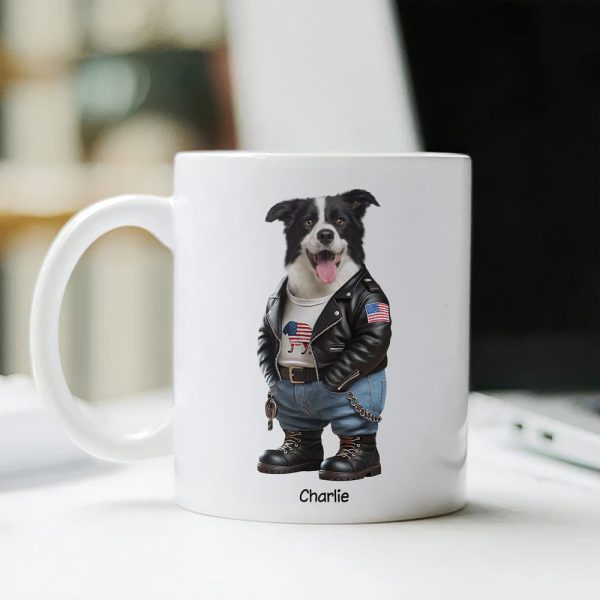 Custom Photo Cool Dog Cat Career Uniforms White Mug For Pet Lovers HA75 891952 Custom Photo Cool Dog Cat Career Uniforms White Mug For Pet Lovers HA75 891952