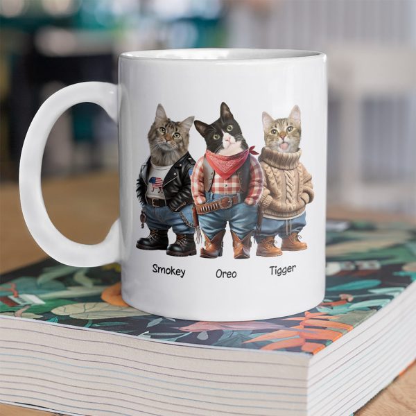 Custom Photo Cool Dog Cat Career Uniforms White Mug For Pet Lovers HA75 891952 Custom Photo Cool Dog Cat Career Uniforms White Mug For Pet Lovers HA75 891952