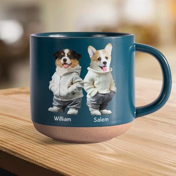 Custom Photo Cool Dog, Cat Pottery Mug Gift For Dog Cat Pet Lover HA75 891862 Custom Photo Cool Dog, Cat Pottery Mug Gift For Dog Cat Pet Lover HA75 891862