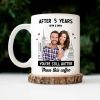 Custom Photo Couple After Years Hotter Than This Coffee - Gift For Couples - Personalized Mug Custom Photo Couple After Years Hotter Than This Coffee - Gift For Couples - Personalized Mug