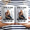Custom Photo Couple After Years Hotter Than This Coffee - Gift For Couples - Personalized Mug Custom Photo Couple After Years Hotter Than This Coffee - Gift For Couples - Personalized Mug
